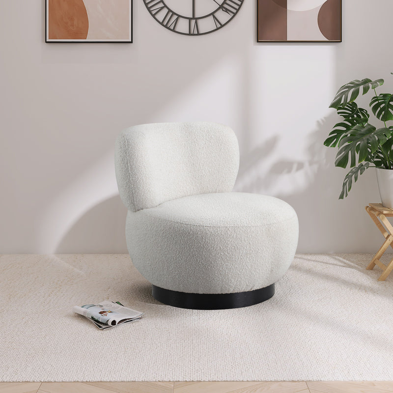 Calais - Accent Chair - Cream - Wood