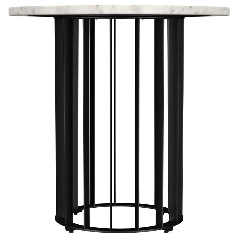 Haven - Round Genuine White Marble Top Table