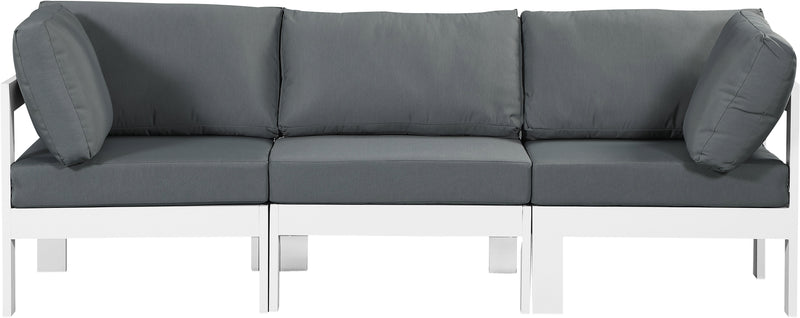 Nizuc - Outdoor Patio Modular Sofa - Grey - Modern & Contemporary