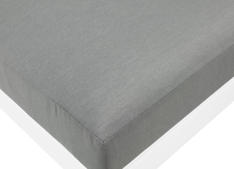 Nizuc - Outdoor Patio Modular Sectional 9 Piece - Grey - Metal