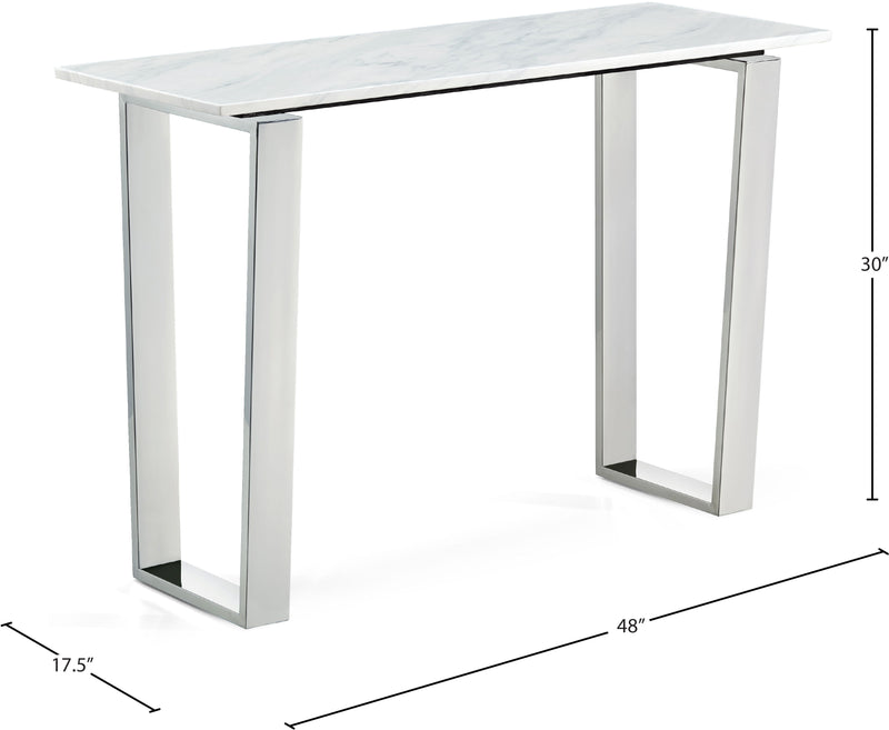 Carlton - Console Table - Pearl Silver