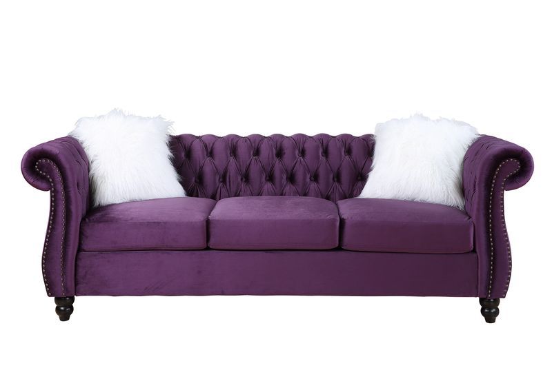 Thotton - Sofa - Purple Velvet