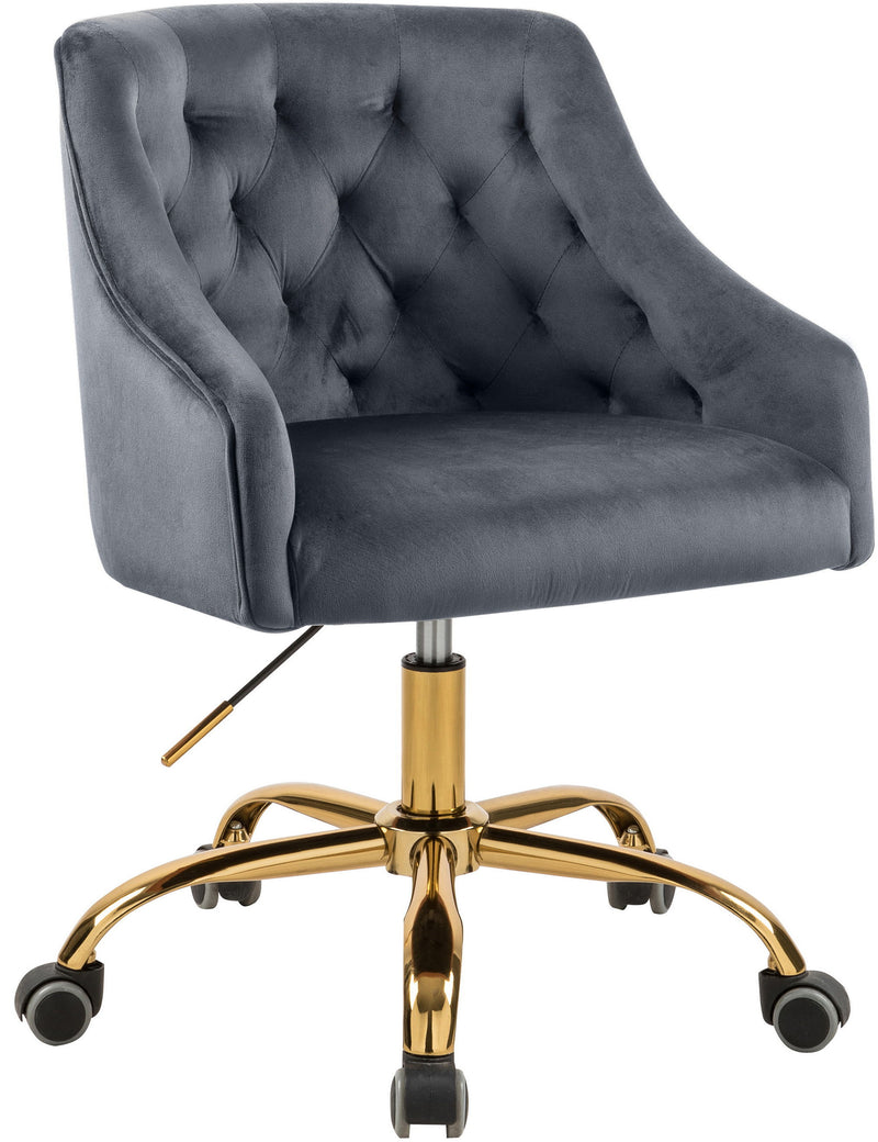 Arden - Office Chair with Gold Legs