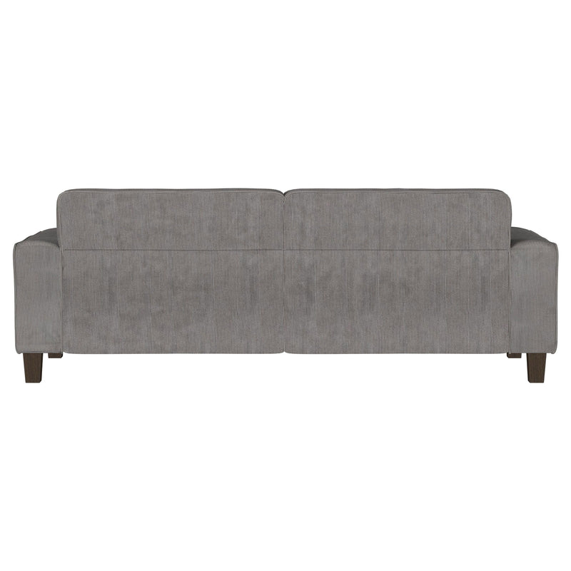 Deerhurst - Upholstered Tufted Track Arm Sofa - Charcoal