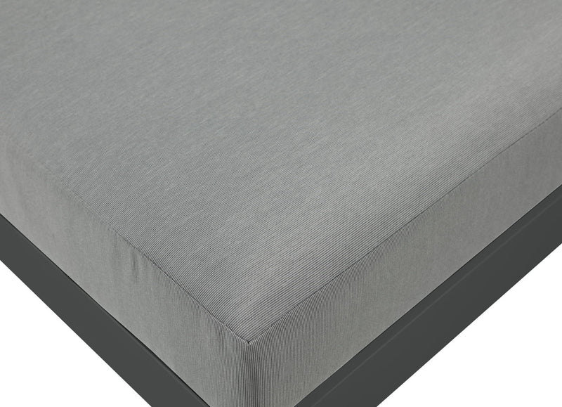 Nizuc - 9 Piece Outdoor Patio Modular Sectional - Grey - Fabric