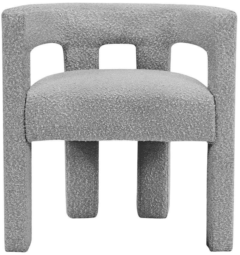 Athena - Boucle Fabric Dining Chair