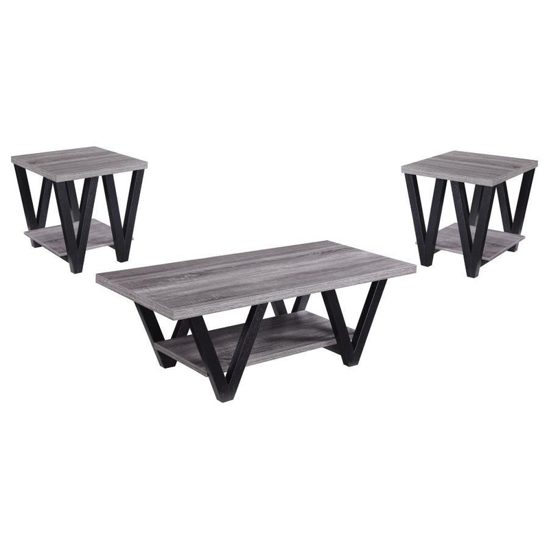 Stevens - Rectangular Coffee Table Set
