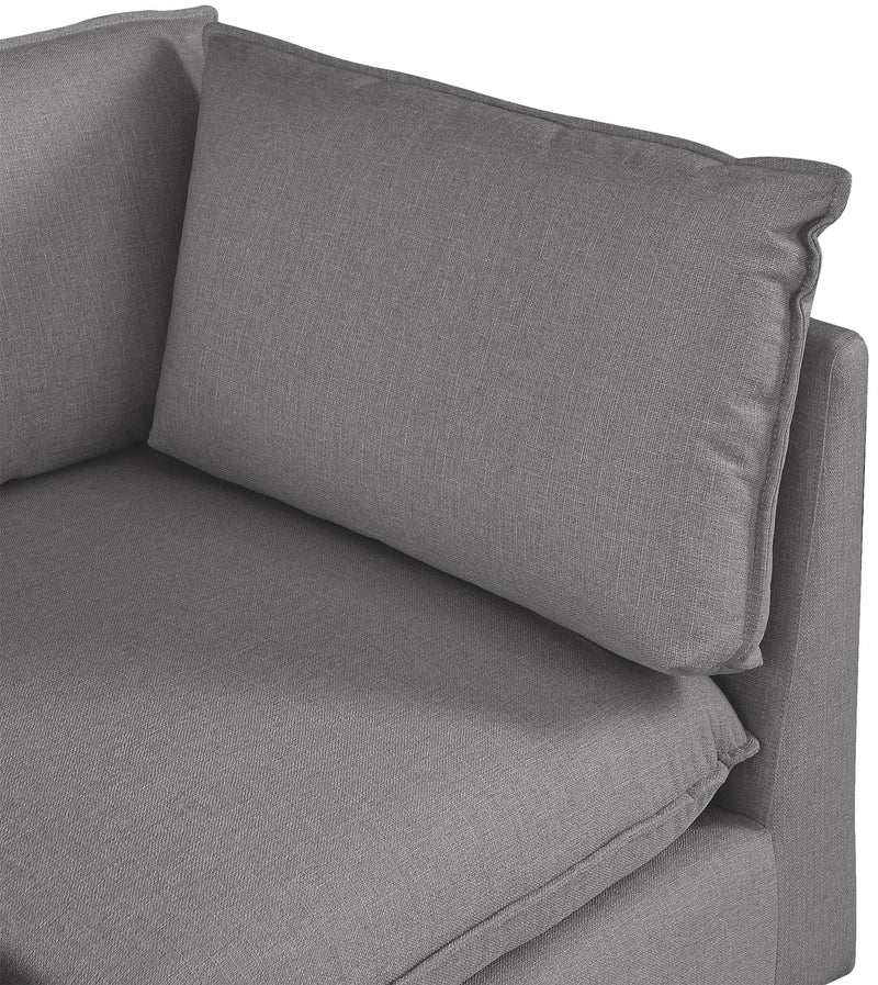 Mackenzie - Corner Chair - Gray