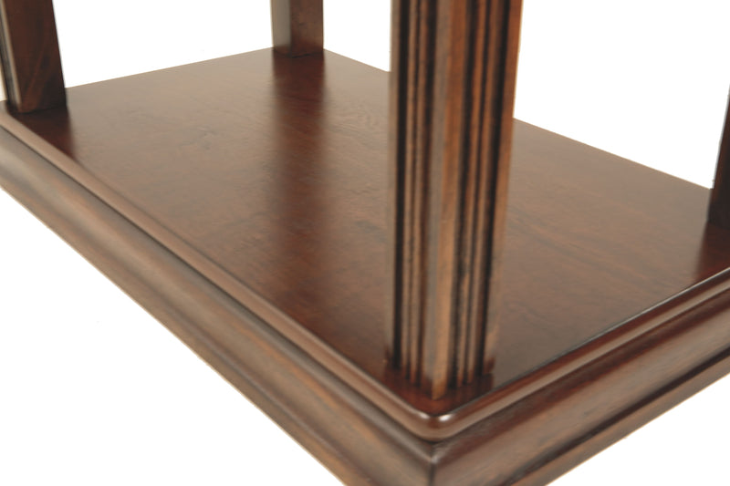 Breegin - Brown - Chair Side End Table - Removable Tray