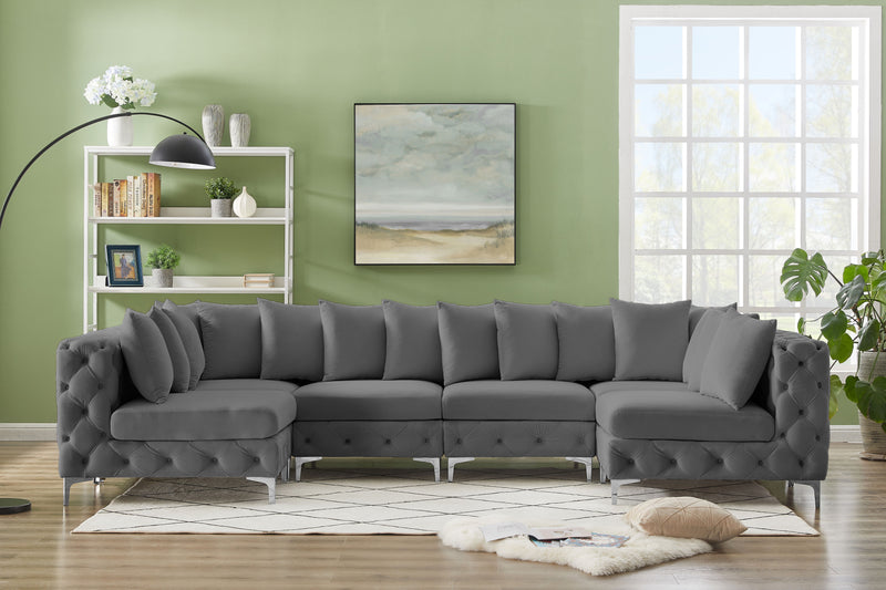 Tremblay - Modular Sectional 6 Piece - Gray - Modern & Contemporary