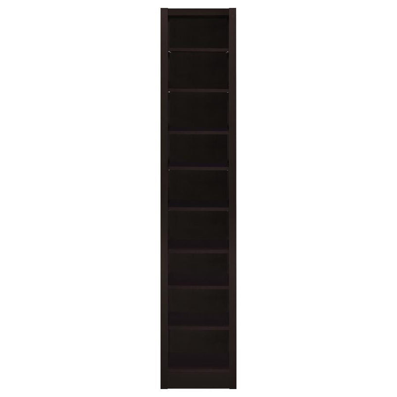 Eliam - 8-Shelf Bookcase - Cappuccino
