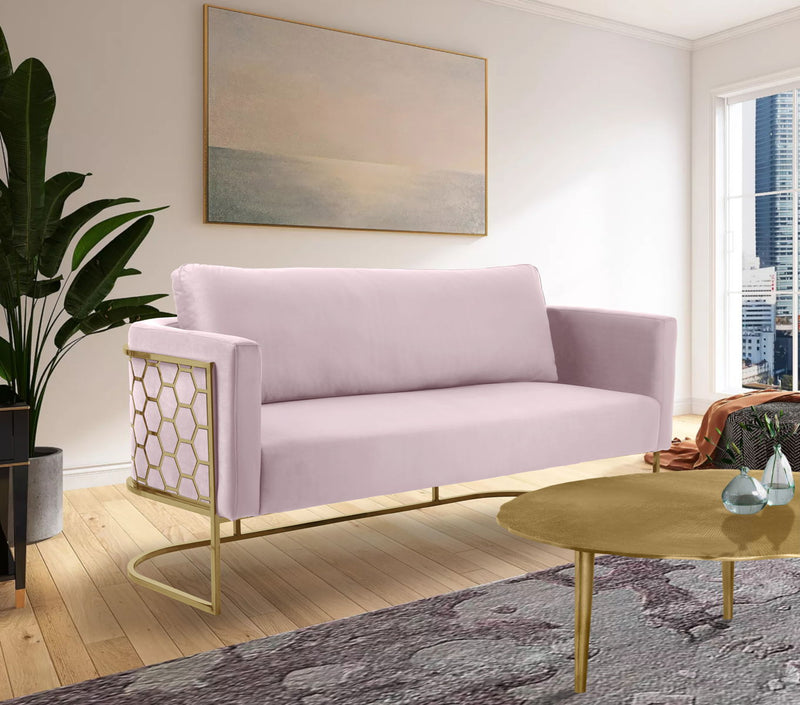 Casa - Sofa with Gold Legs