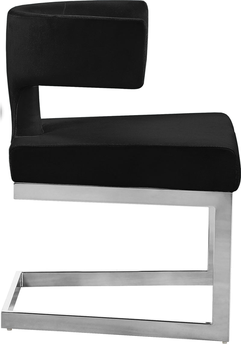 Alexandra - Dining Chair with Chrome Legs