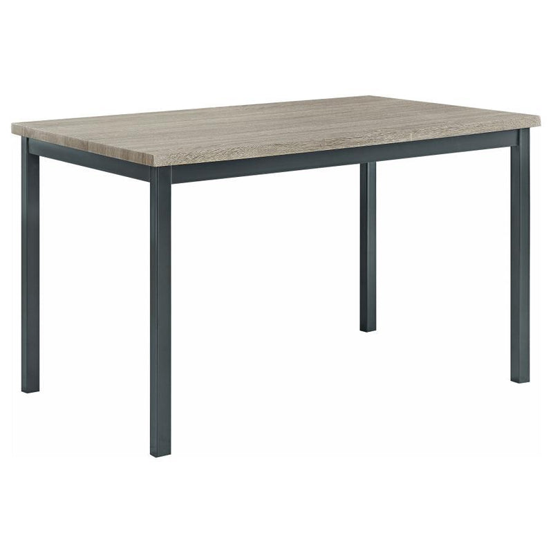 Garza - 5 Piece Rectangular Dining Table Set - Black