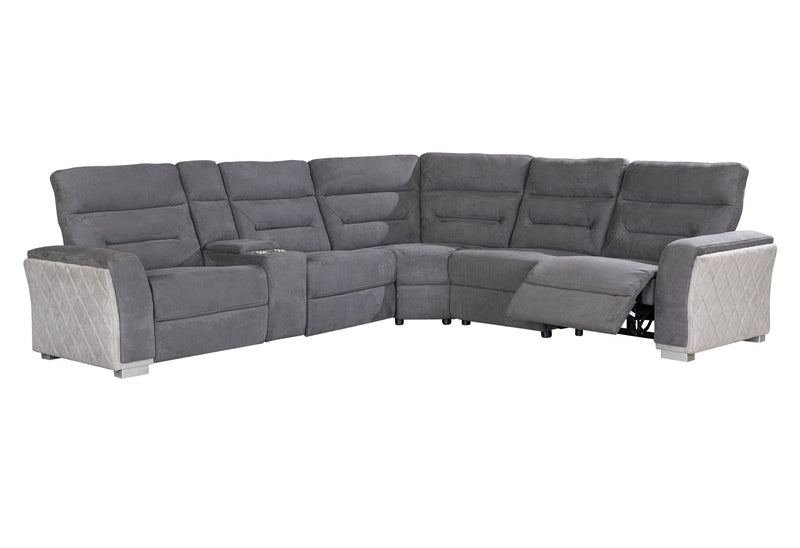 Sectional - Mist / Ash