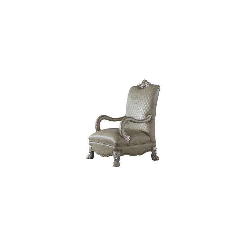 Dresden - Accent Chair - Vintage Bone White & PU