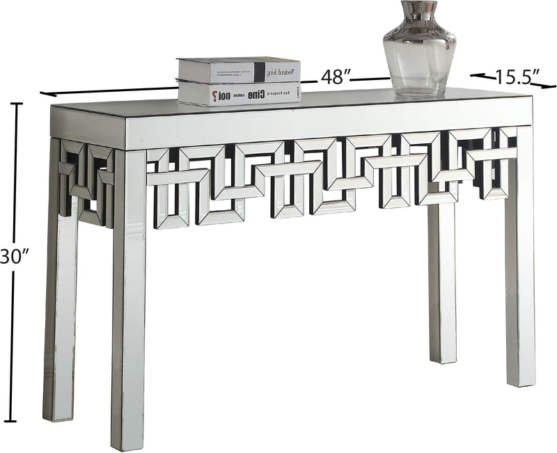 Aria - Console Table - Pearl Silver