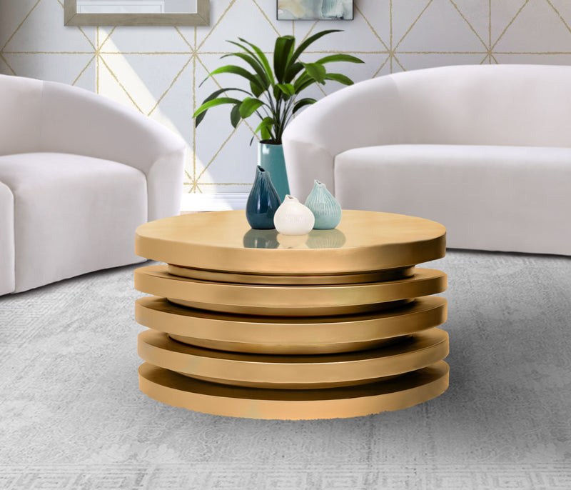 Levels - Coffee Table - Gold