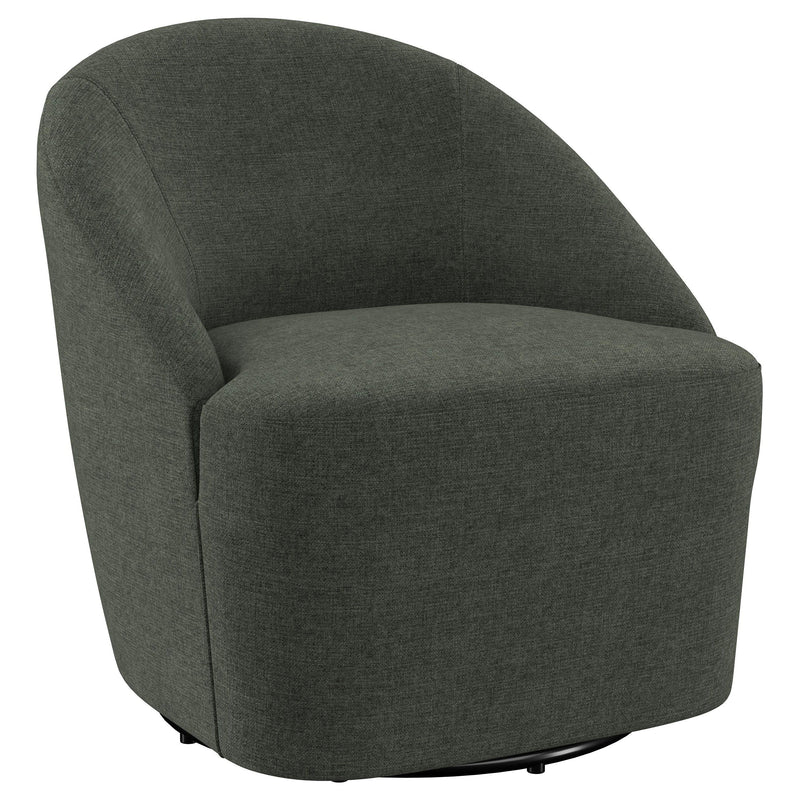 Leon - Upholstered Accent Swivel Barrel Chair