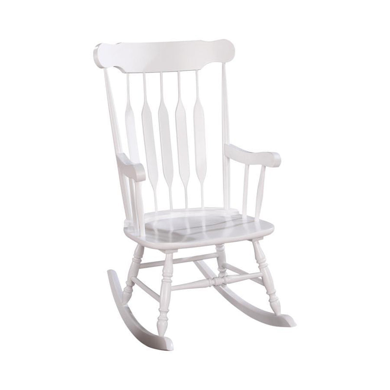 Gina - Back Rocking Chair - White
