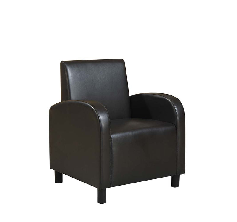 Maxie - Accent Chair - Black PU