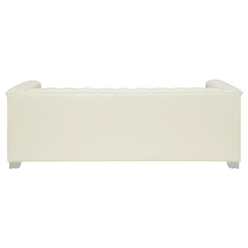 Chaviano - Tufted Upholstered Sofa Pearl White