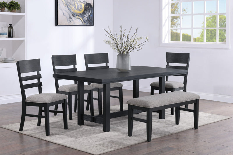 Guthrie - Dining Table - Charcoal