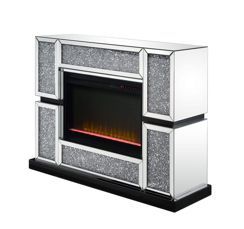 Noralie - Fireplace - Pearl Silver - 36"