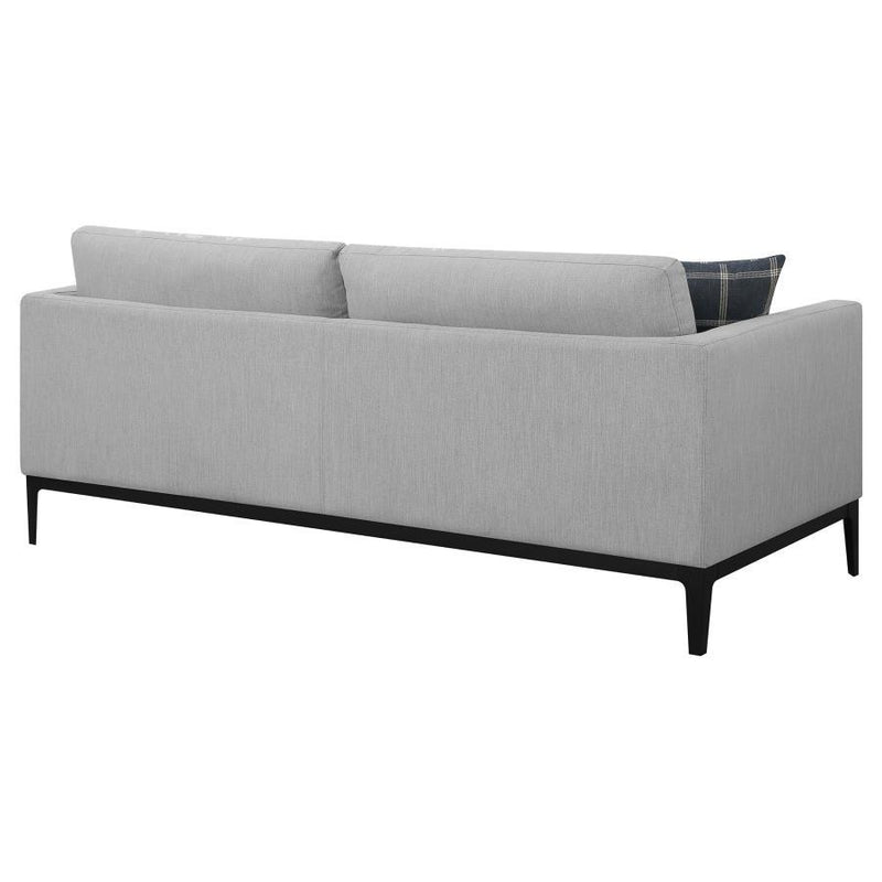 Apperson - Cushioned Back Sofa - Light Grey