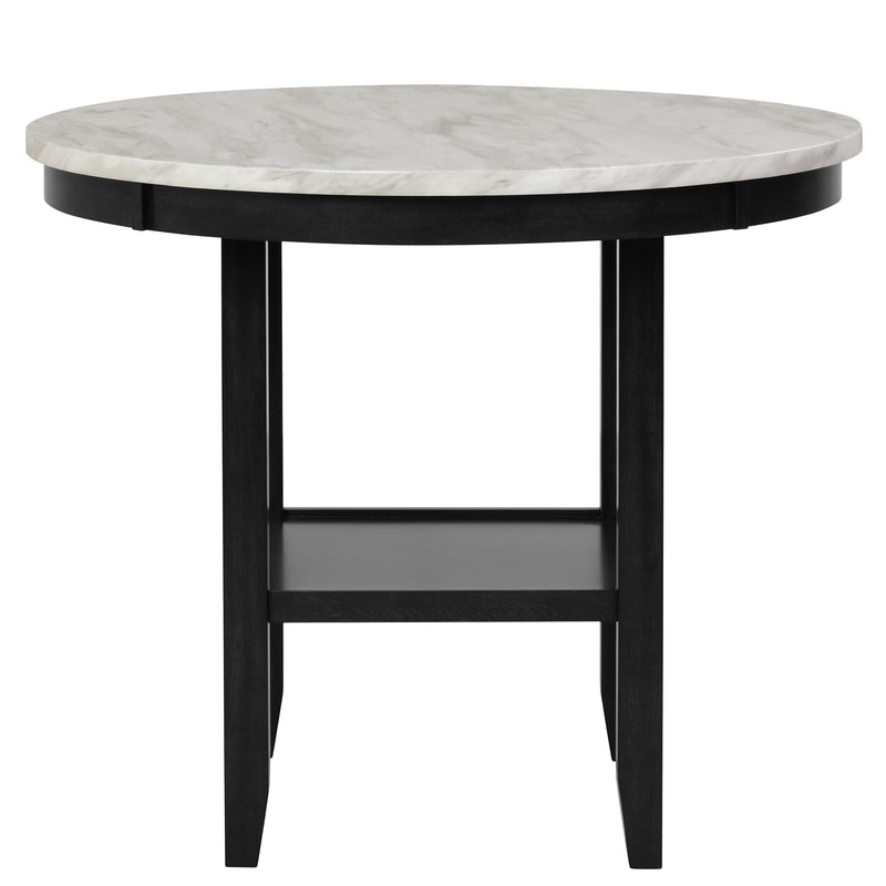 Lennon - Round Counter Height Table - White