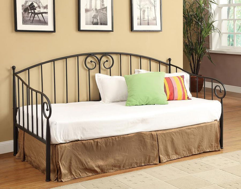 Grover - Twin Metal DayBed - Black