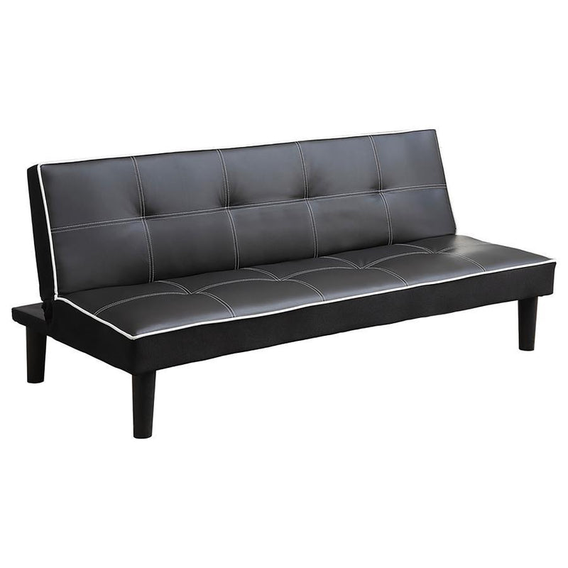 Katrina - Tufted Upholstered Sofa Bed - Black