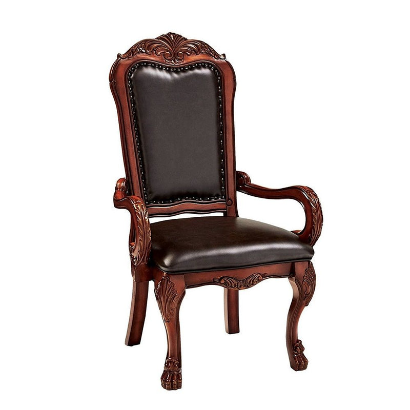Dresden - Chair (Set of 2) - PU & Cherry Oak