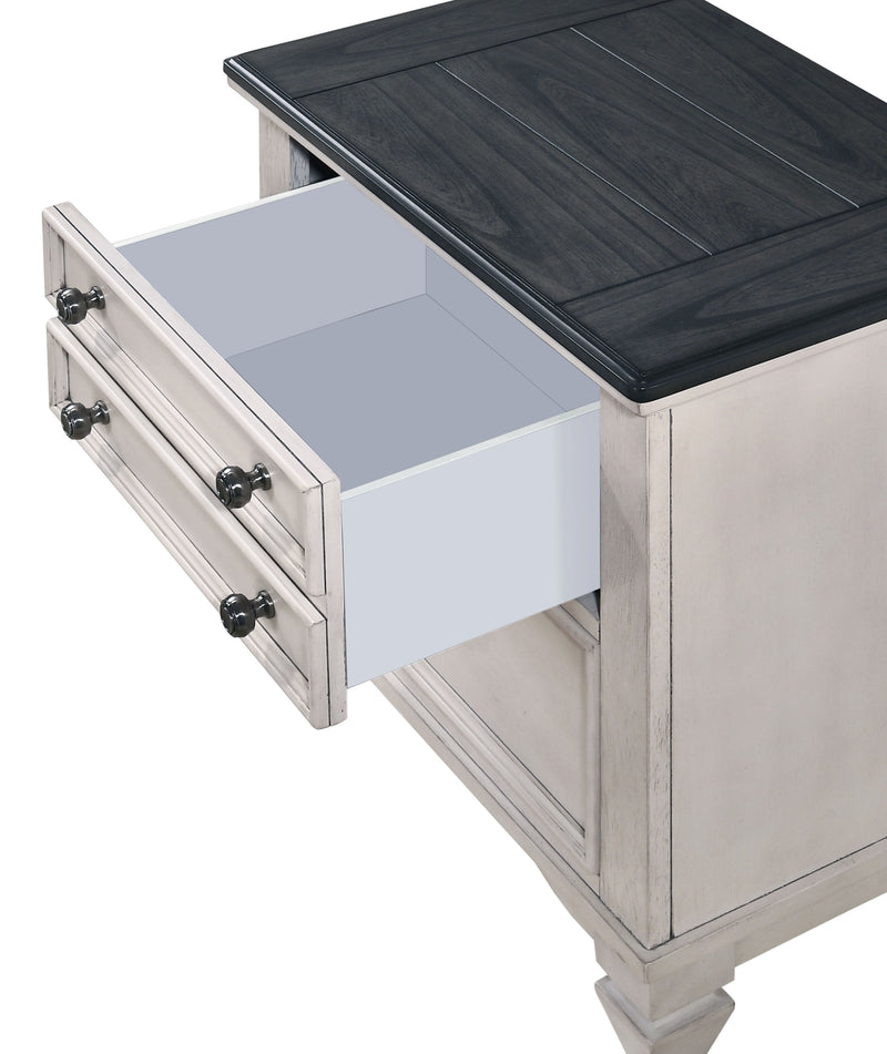 Sawyer - Accent Nightstand - Antique White