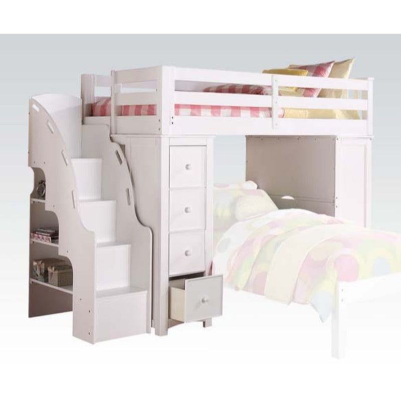 Freya - Loft Bed - White