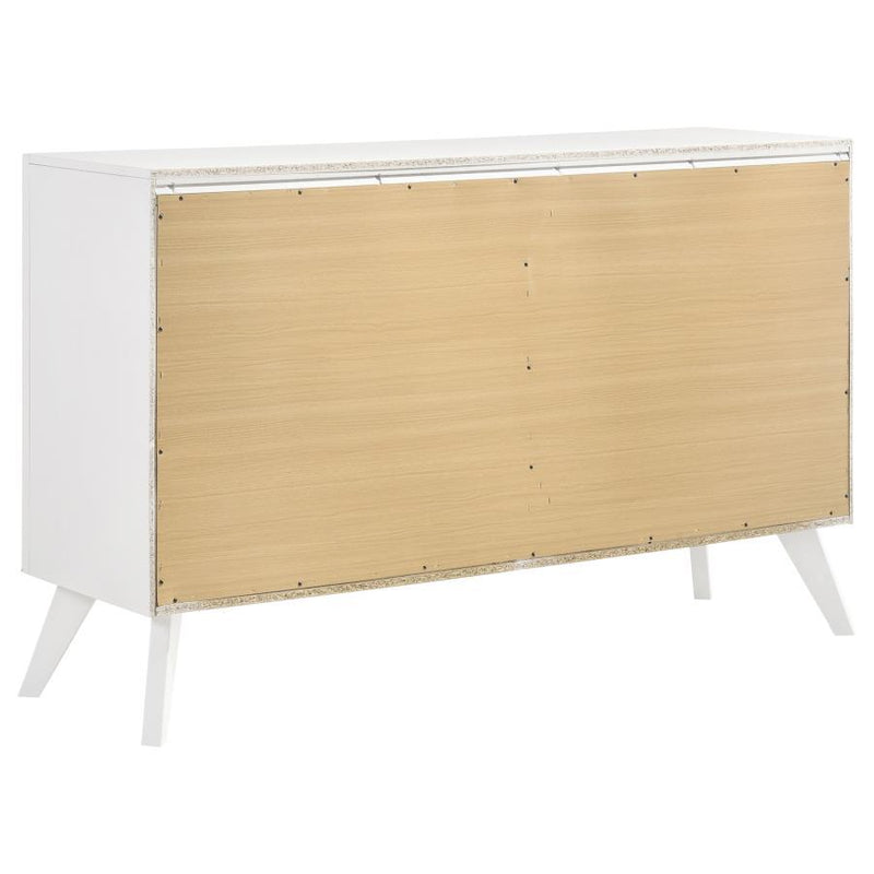 Janelle - 6-Drawer Dresser - White