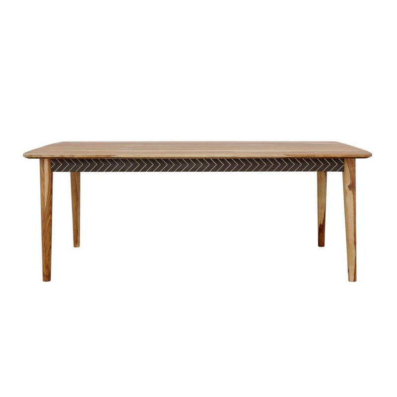 Partridge - Wooden Dining Table - Natural Sheesham