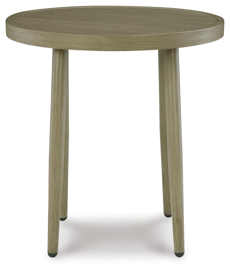 Swiss Valley - Beige - Outdoor Coffee Table With 2 End Tables