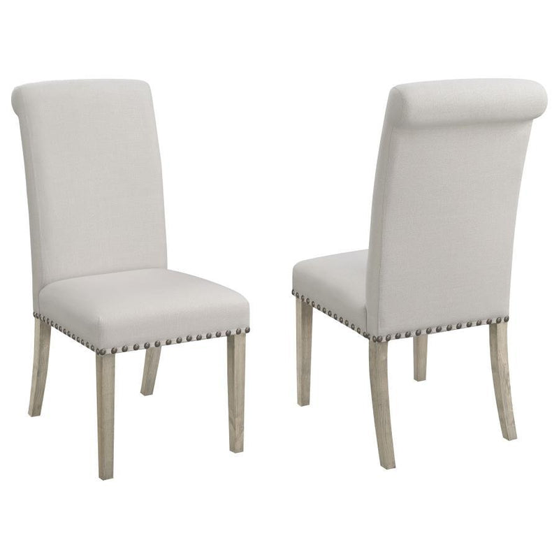 Salem - Upholstered Side Chairs (Set of 2) - Rustic Smoke and Grey